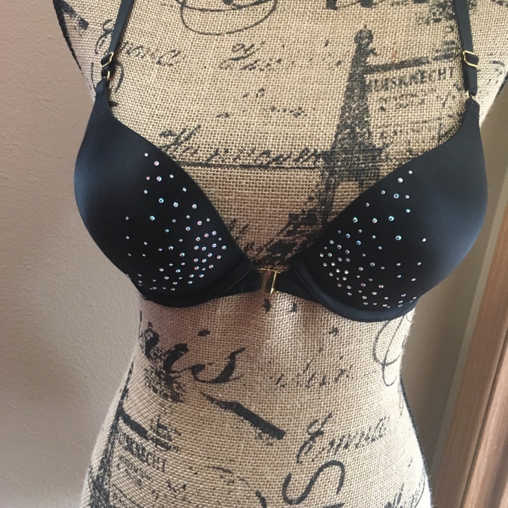 Rhinestone Bombshell Vs Plunge Bra - image 1
